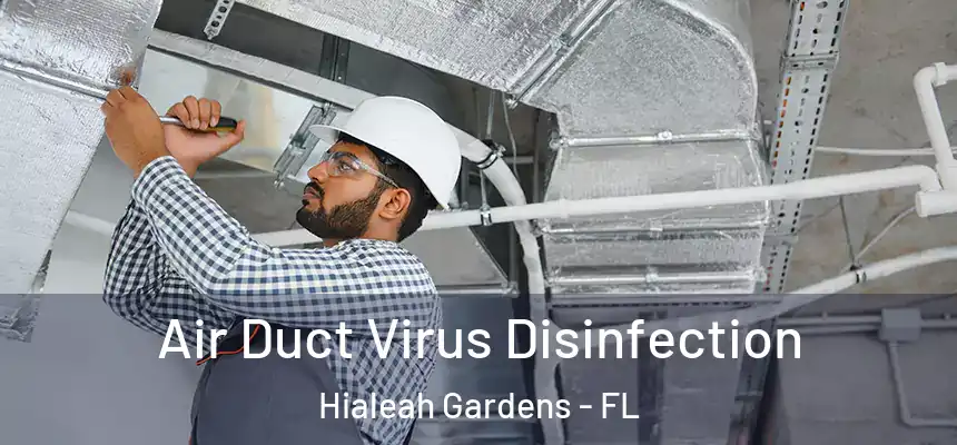 Air Duct Virus Disinfection Hialeah Gardens - FL