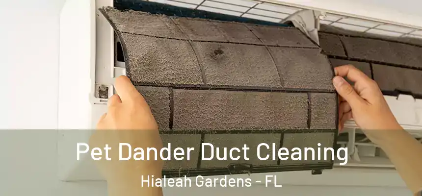 Pet Dander Duct Cleaning Hialeah Gardens - FL